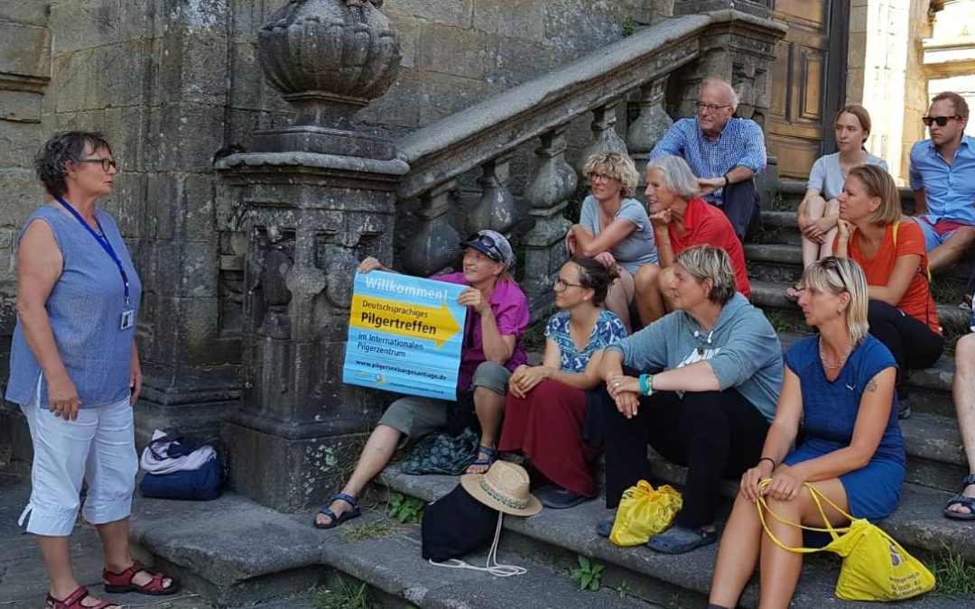 10 años de acogida a los peregrinos alemanes en Santiago